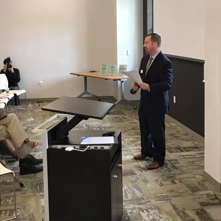 Speaker at a Dental Network Group event